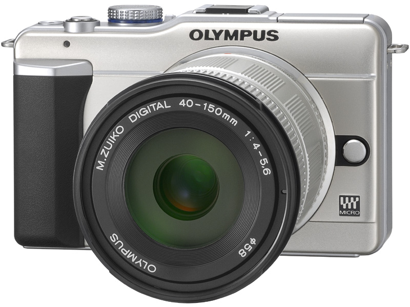 <b>E-PL1への装着例</b>