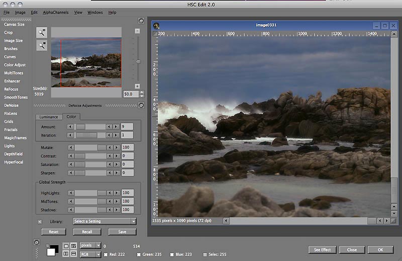 <b>HSC Edit DeNoise</b>