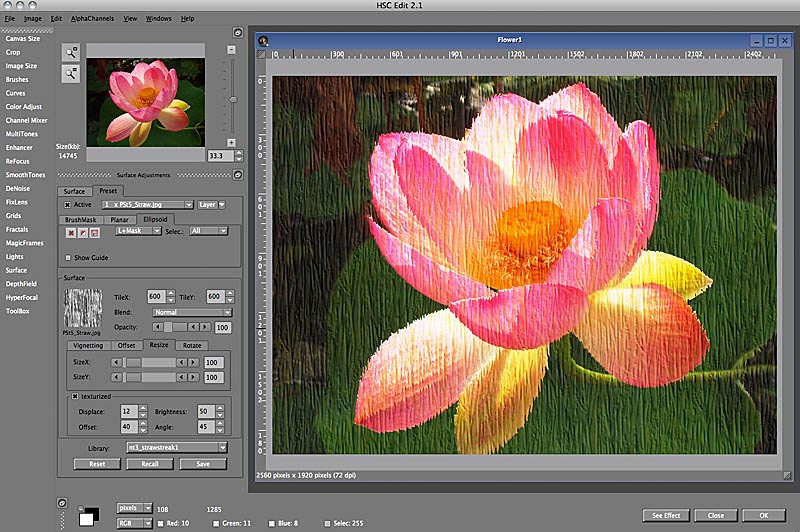 <b>HSC Edit PhotoSurface</b>