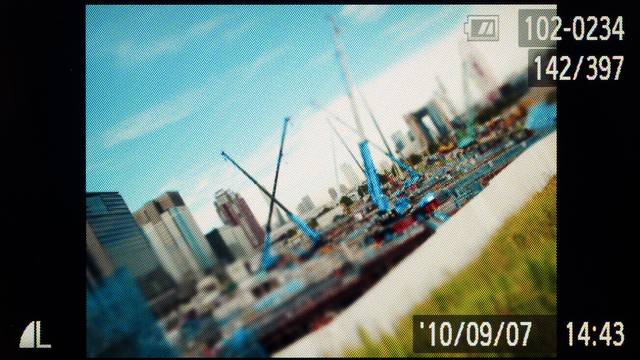 <b>こちらは再生時の画面。もちろん、情報を非表示にもできる</b>