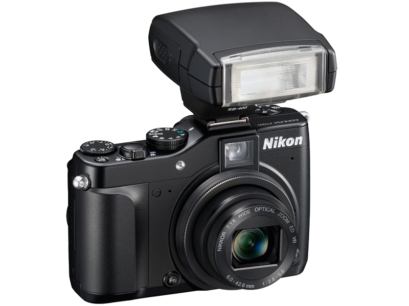 <b>クリップオンストロボ「SB-400」の装着例</b>