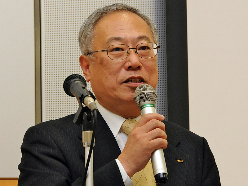 <b>ニコンイメージングジャパン取締役社長の西岡隆男氏</b>