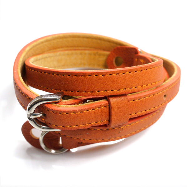 <b>レザーカメラストラップ R12M for RF（オレンジ）</b>