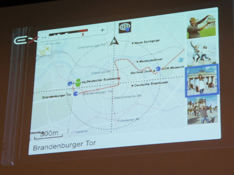 <b>撮影した画像は地図上にプロットされ、どんなルートで移動したかが一目瞭然</b>