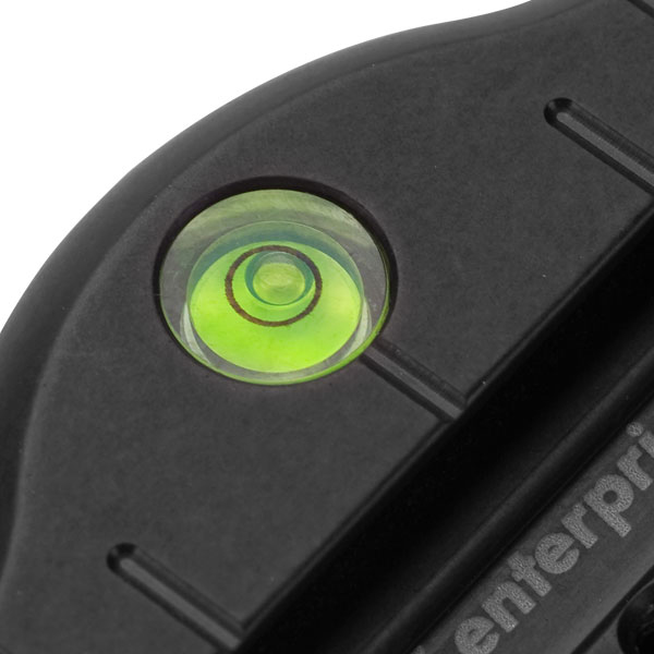 <b>雲台に水準器を備える</b>