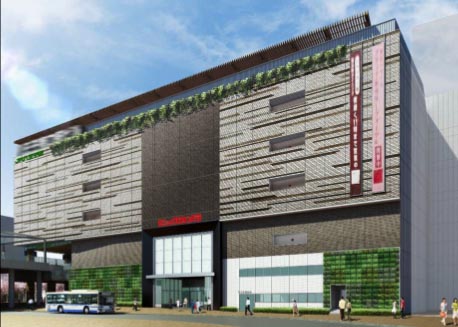 <b>店舗外観イメージ（JR東日本提供）</b>