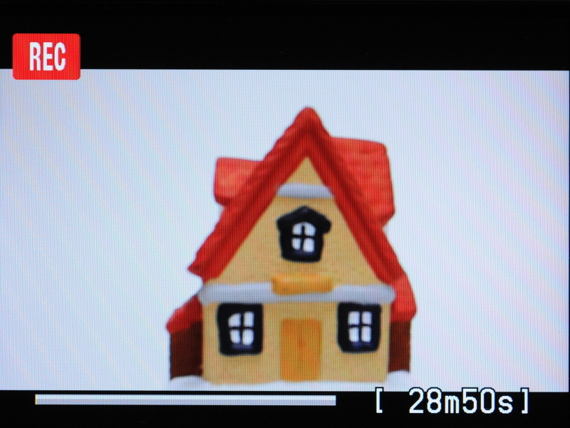 <b>動画記録中の画面</b>