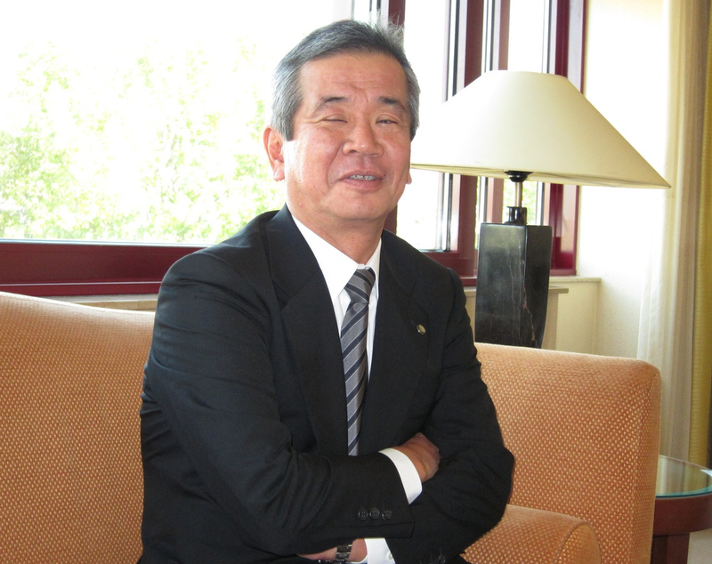 <b>キヤノンの真栄田雅也常務（デジタルカメラ担当）</b>