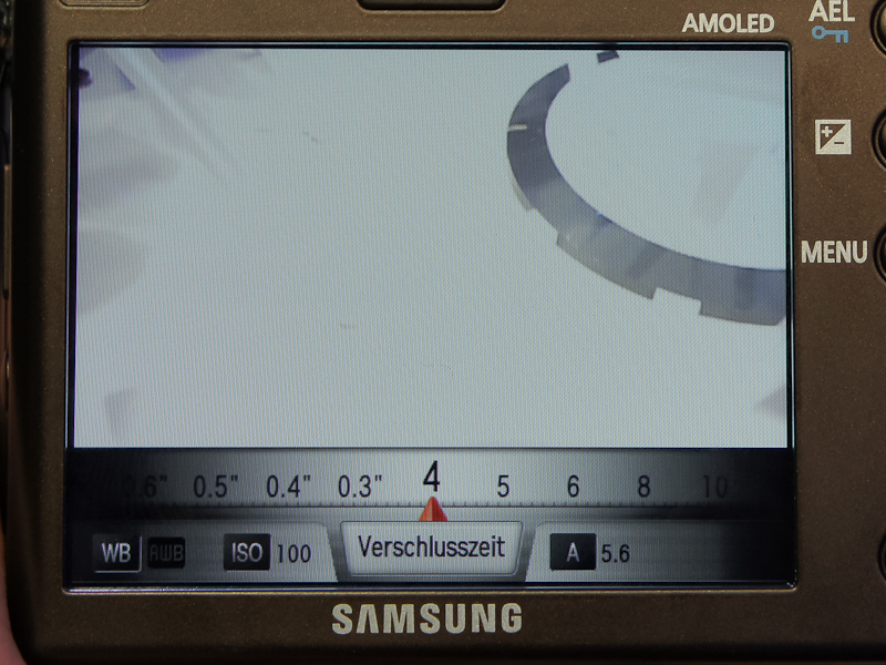 <b>シャッタースピードを変更</b>