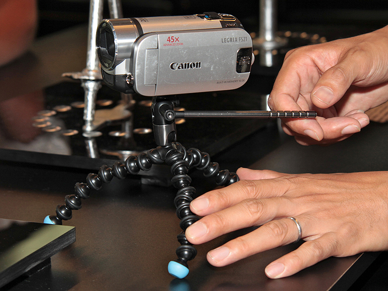 <b>パン棒により動画撮影に適するという</b>