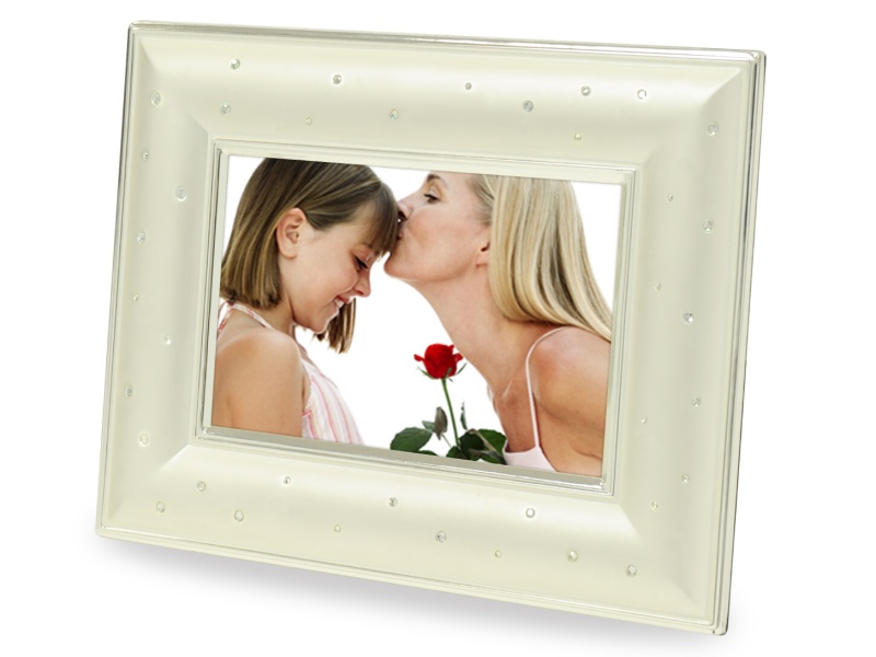 <b>KiraKiraデジタルフォトフレーム シャンパンゴールド（MF-70H1D-G）</b>