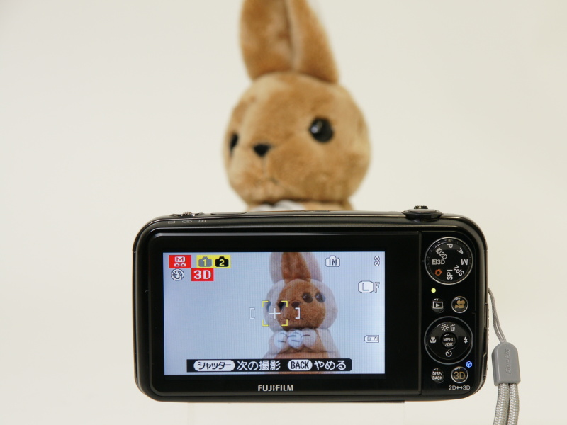 <b>カメラを左にずらして2枚目を撮影しているところ。1枚目をオーバーレイ表示する</b>