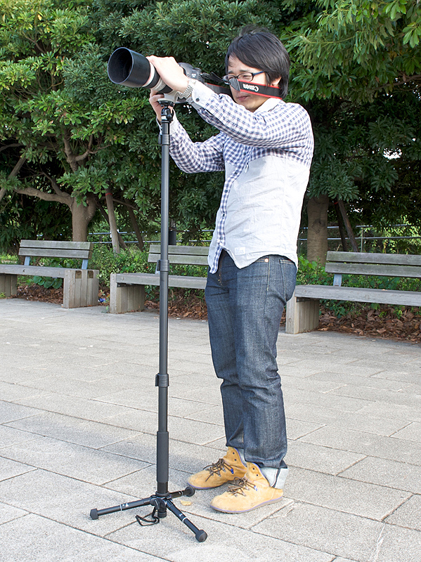 <b>このポールポッドのように、下部に三脚を備えて自立する製品も登場している</b>