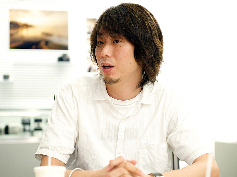 <b>電気関係を担当した足立氏</b>