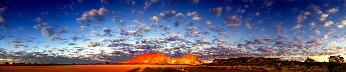 <b>レインボー・バレー/Rainbow Valley at sunset（SP:スティッチド･パノラマ）(c)難波毅</b>