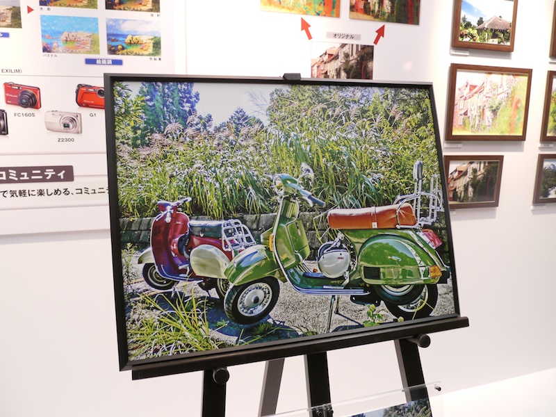 <b>会場にはHDRをプリントした作例が数多く展示されていた</b>