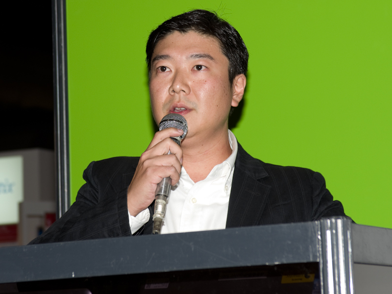 <b>アイファイジャパン代表取締役社長の田中大祐氏</b>