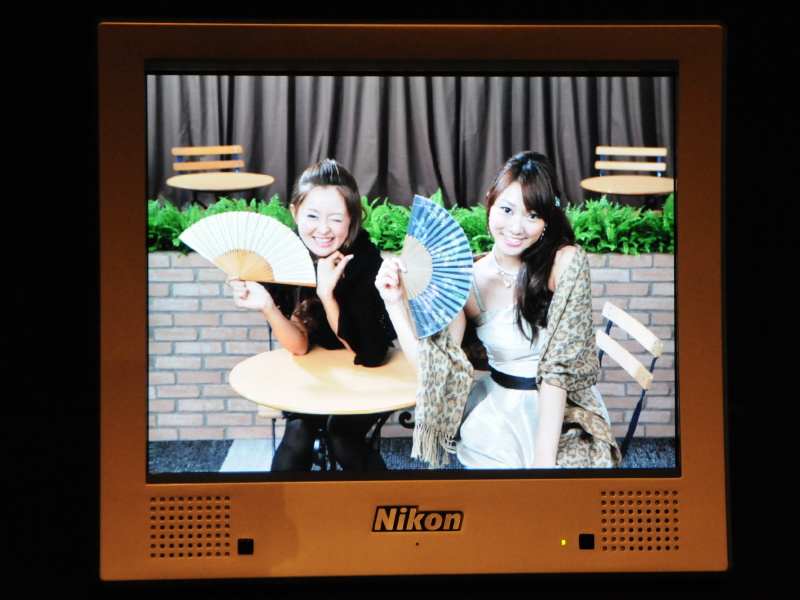 <b>発表会終了後、3D画像に変換された画像を見ることができた</b>