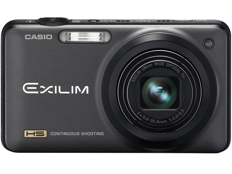 <b>HIGH SPEED EXILIM EX-ZR10。写真のブラックに加え、シルバーもラインナップ。店頭予想価格は4万円前後の見込み</b>