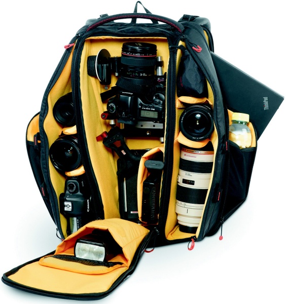 <b>バックパック ソース261 PLの機材収納例</b>