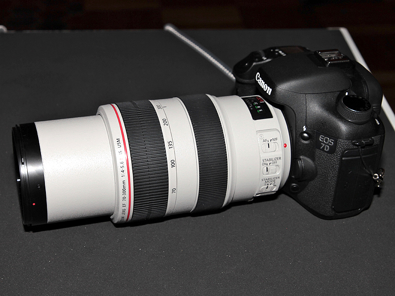 <b>望遠端にしたところ</b>