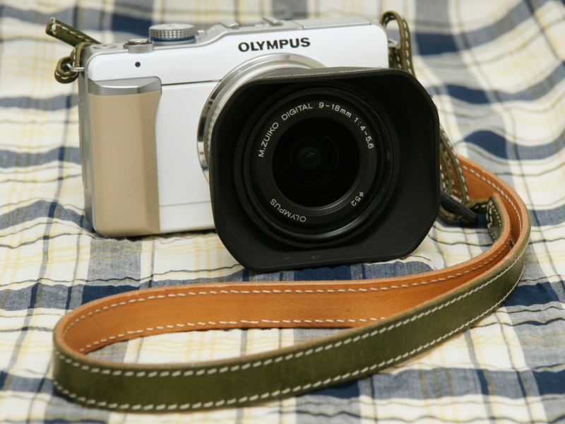 <b>最近お気に入りのストラップはユリシーズの「クラシコ ピッコロ」（5,985円）。たまに用もなく手触りを楽しむ</b>