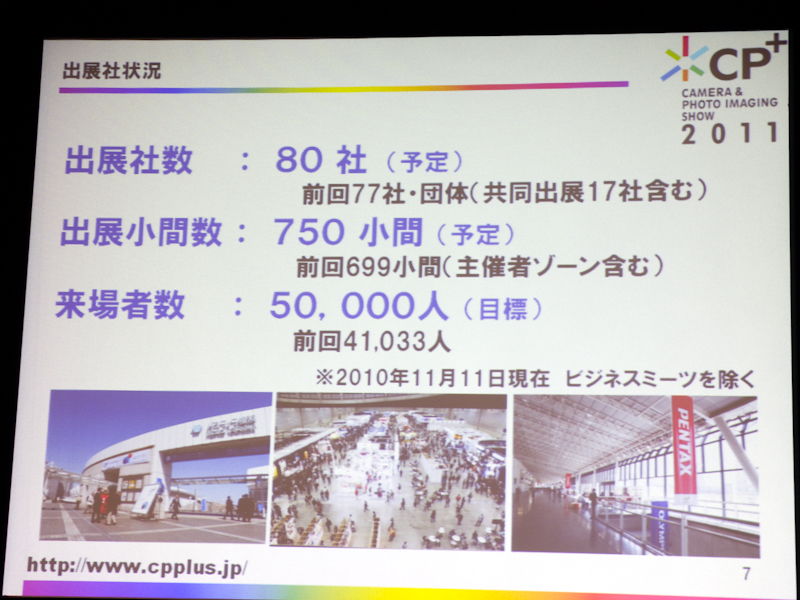 <b>出展社・出展小間数は前回を上回る</b>