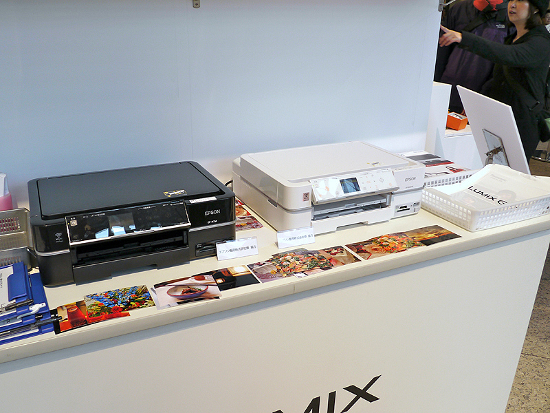 <b>撮影した写真はLサイズのプリントで持ち帰ることができる</b>