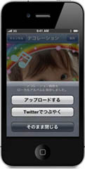 <b>Twitterへの投稿も可能</b>