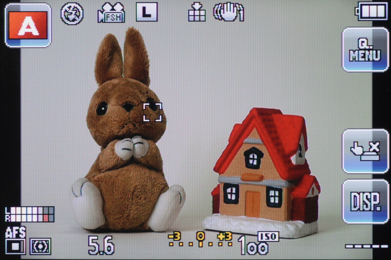 <b>撮影画面にマイクの入力レベルを表示することもできる</b>