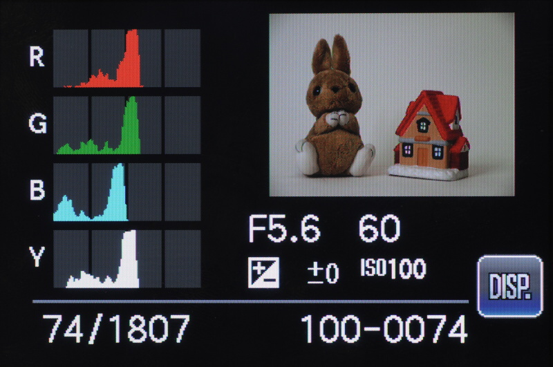 <b>ヒストグラムを表示したところ</b>