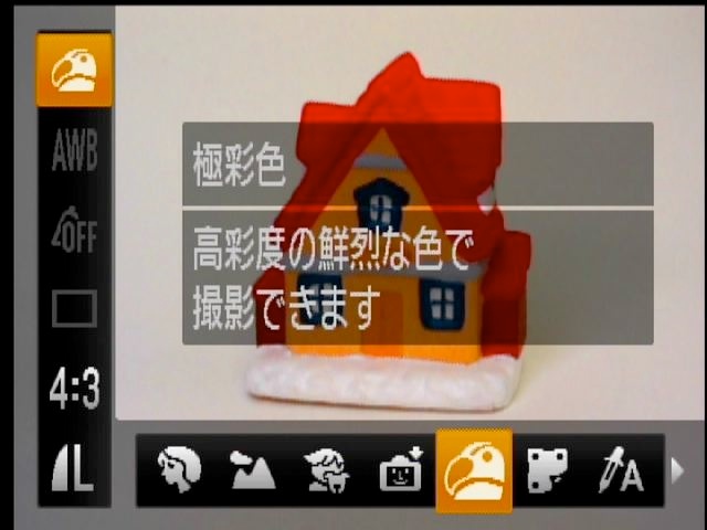 <b>一部の色の彩度が高くなる「極彩色」</b>