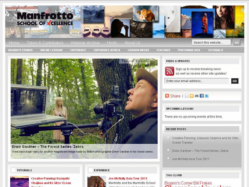 <b>Manfrotto School of Xcellence</b>