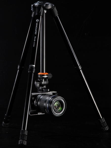 <b>センターポールを回転してローアングルにしたところ</b>