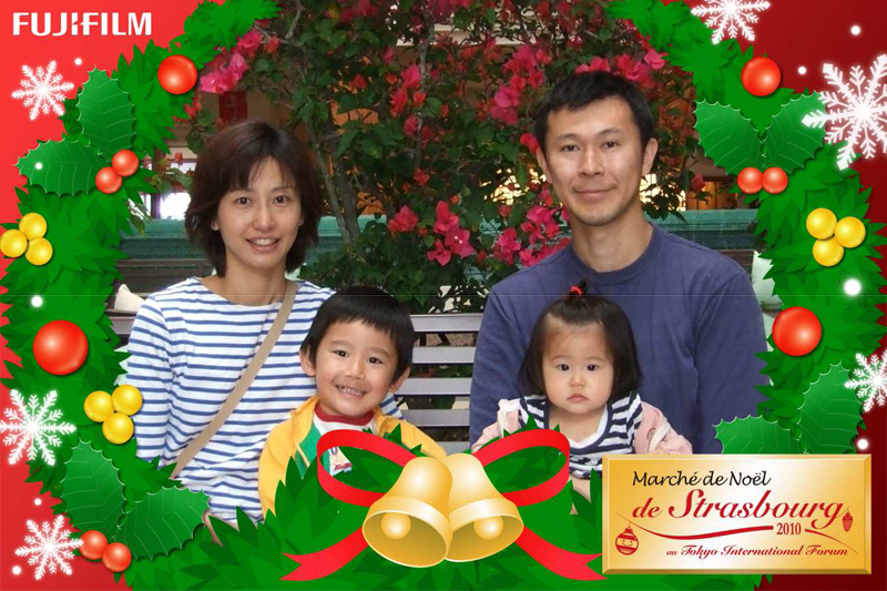 <b>「ストラスブールのマルシェ・ド・ノエル2010」限定テンプレートによるプリント作成例</b>