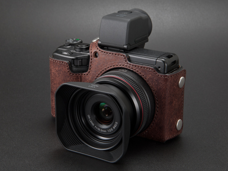 <b>純正アクセサリーを装着した様子。液晶ビューファインダーVF-2が支障なく装着できる</b>