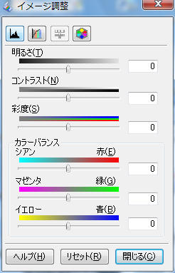 <b>調整項目の例</b>