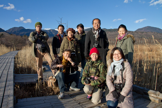 <b>AYPCの皆さんと。さまざまな職業の人たちが参加。日光戦場ヶ原にて</b>