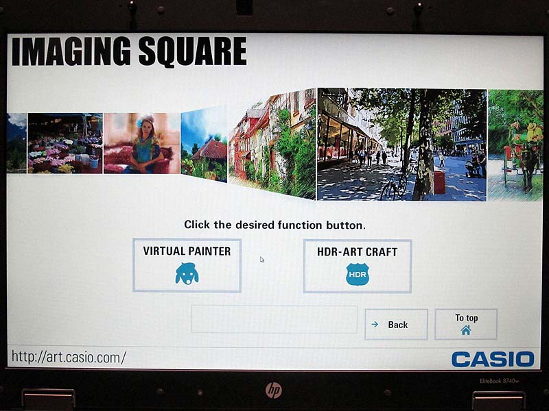 <b>「HDR-ART CRAFT」と「VIRTUAL PAINTER」から選択する</b>