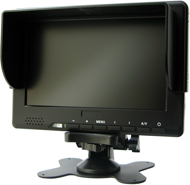 <b>付属のサンシェードを装着したところ</b>