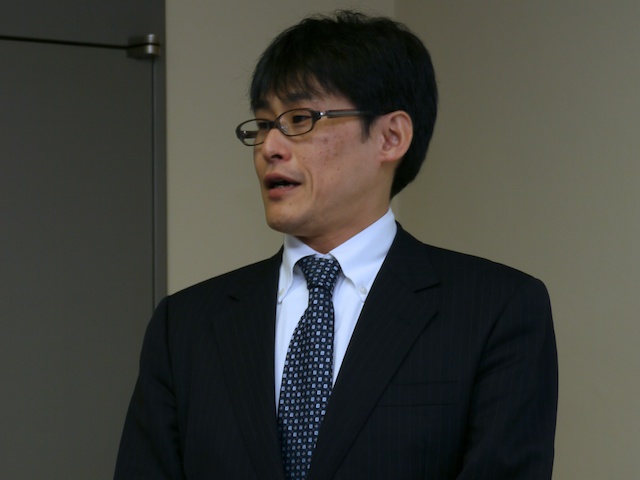 <b>イベントプロジェクトチーフの岡本昌也氏（オリンパスイメージング株式会社）</b>