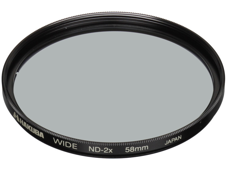 <b>ワイドNDフィルター2X（58mm径）</b>