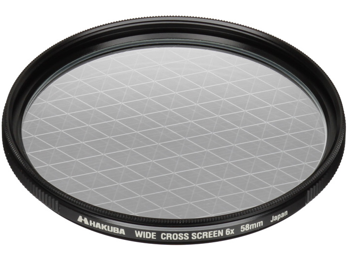 <b>ワイドクロススクリーンフィルター6X（58mm径）</b>