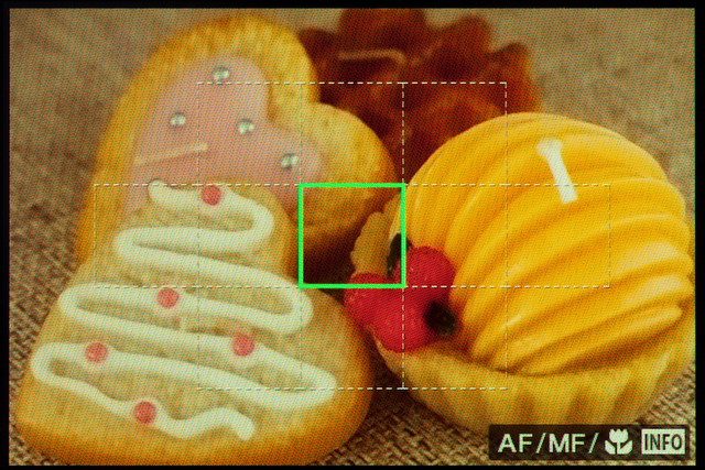 <b>ピント合わせは11点測距AFで、自動選択または任意の1点での測距となる。測距点を自由に動かせる“どこでもAF”は搭載していない</b>