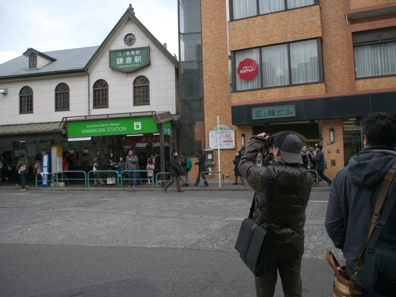 <b>撮影会は鎌倉駅からスタート</b>