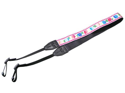 <b>チロリアンストラップ30フラワーホワイト（ショートタイプUNX-5904）</b>