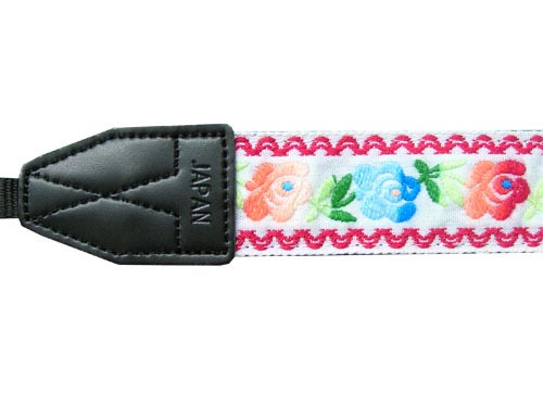 <b>チロリアンストラップ30フラワーホワイト</b>