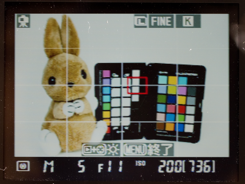 <b>カメラの液晶モニターに表示される内容をそのまま表示する</b>