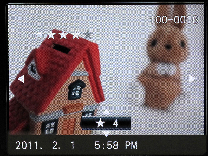 <b>再生しながらレーティングも付加できる</b>