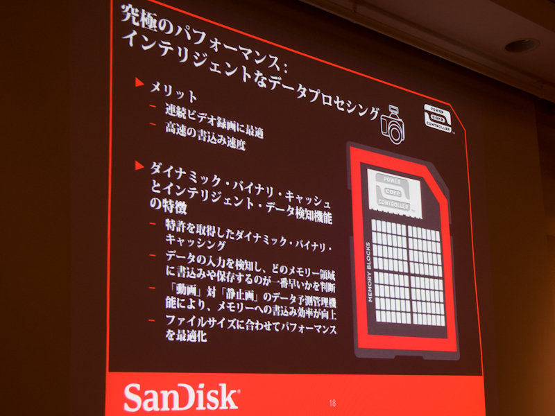 <b>静止画と動画の保存領域を区別する「インテリジェント・データ・ディテクション」</b>